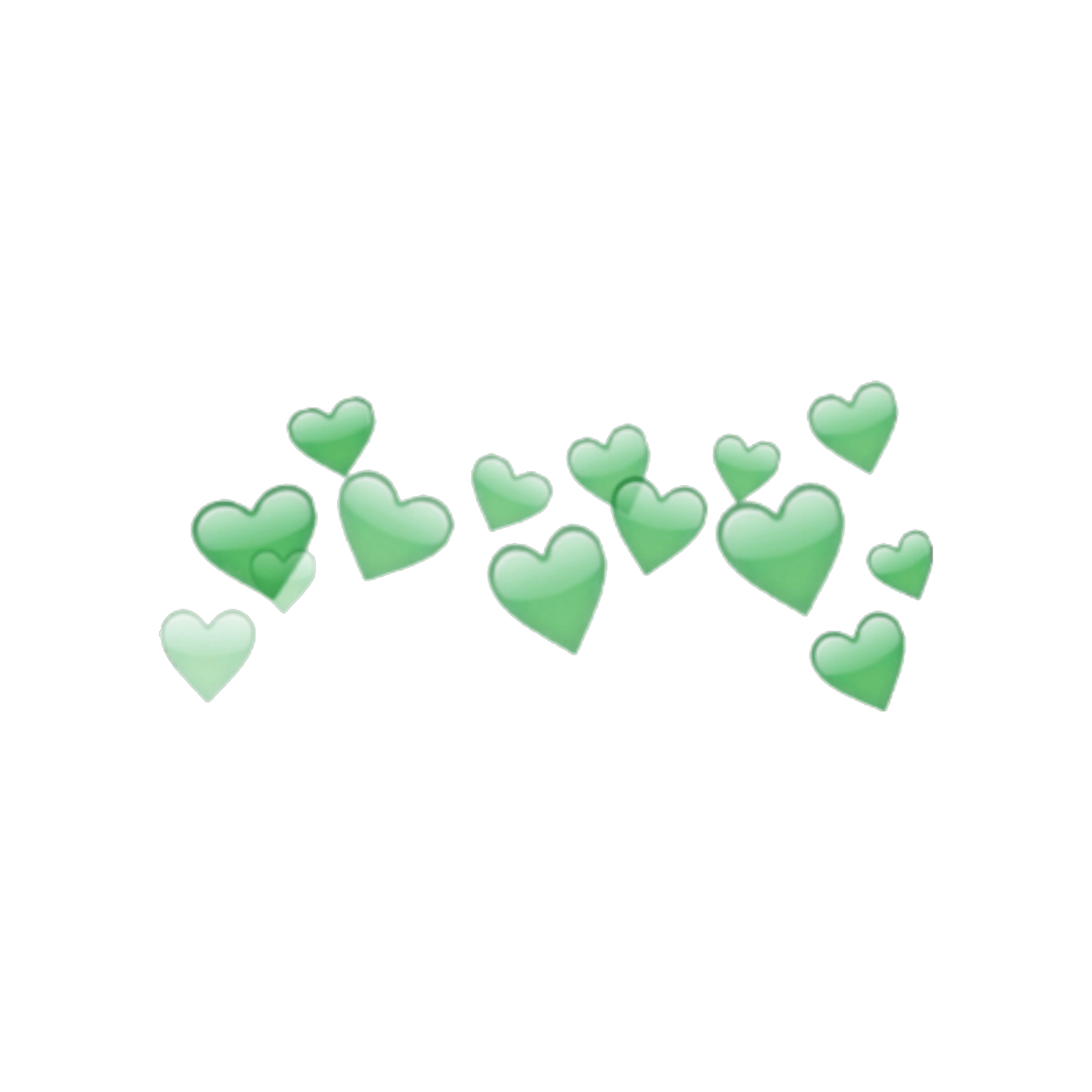green mint heart crown emoji Sticker by eggdog