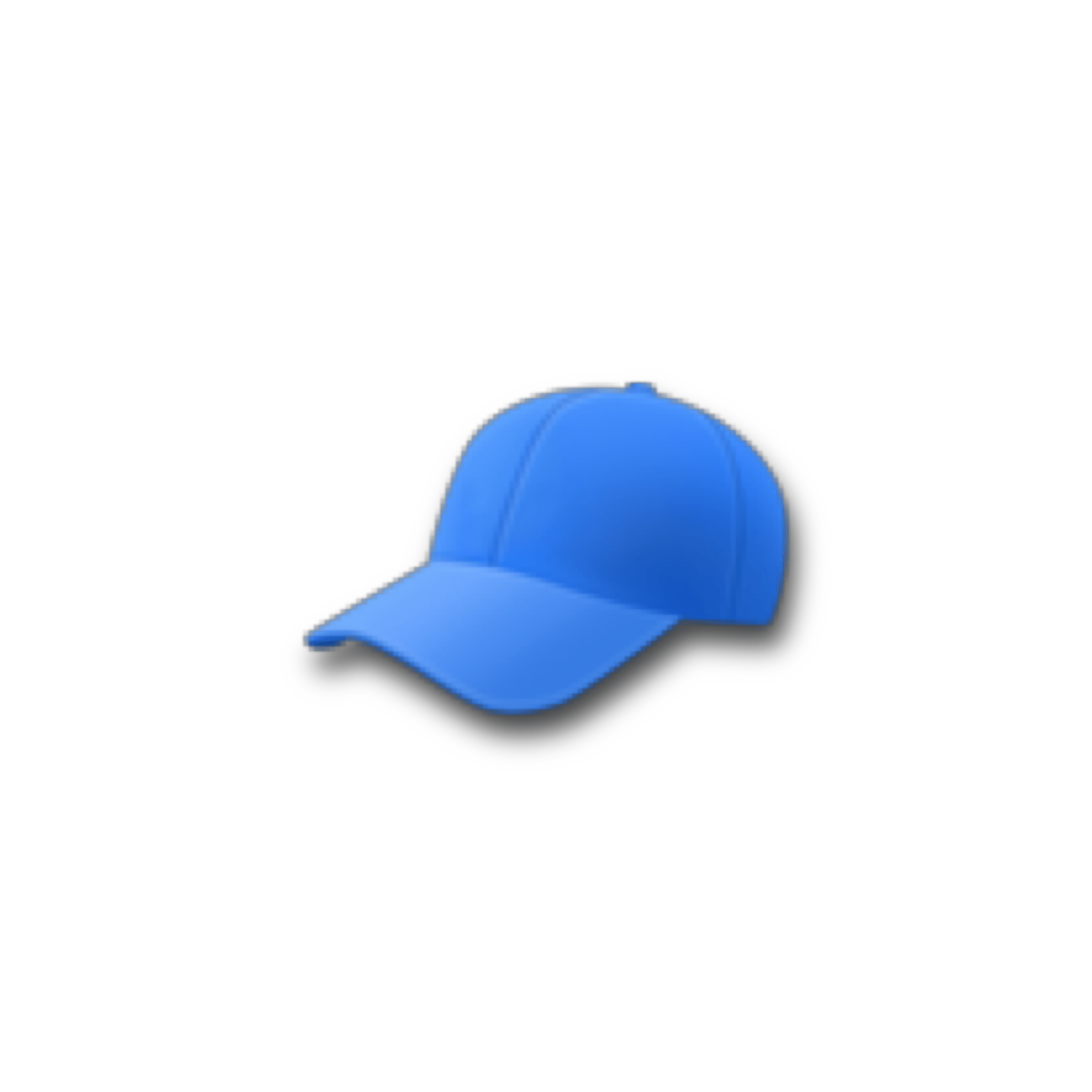 Blue Cap Emoji Png