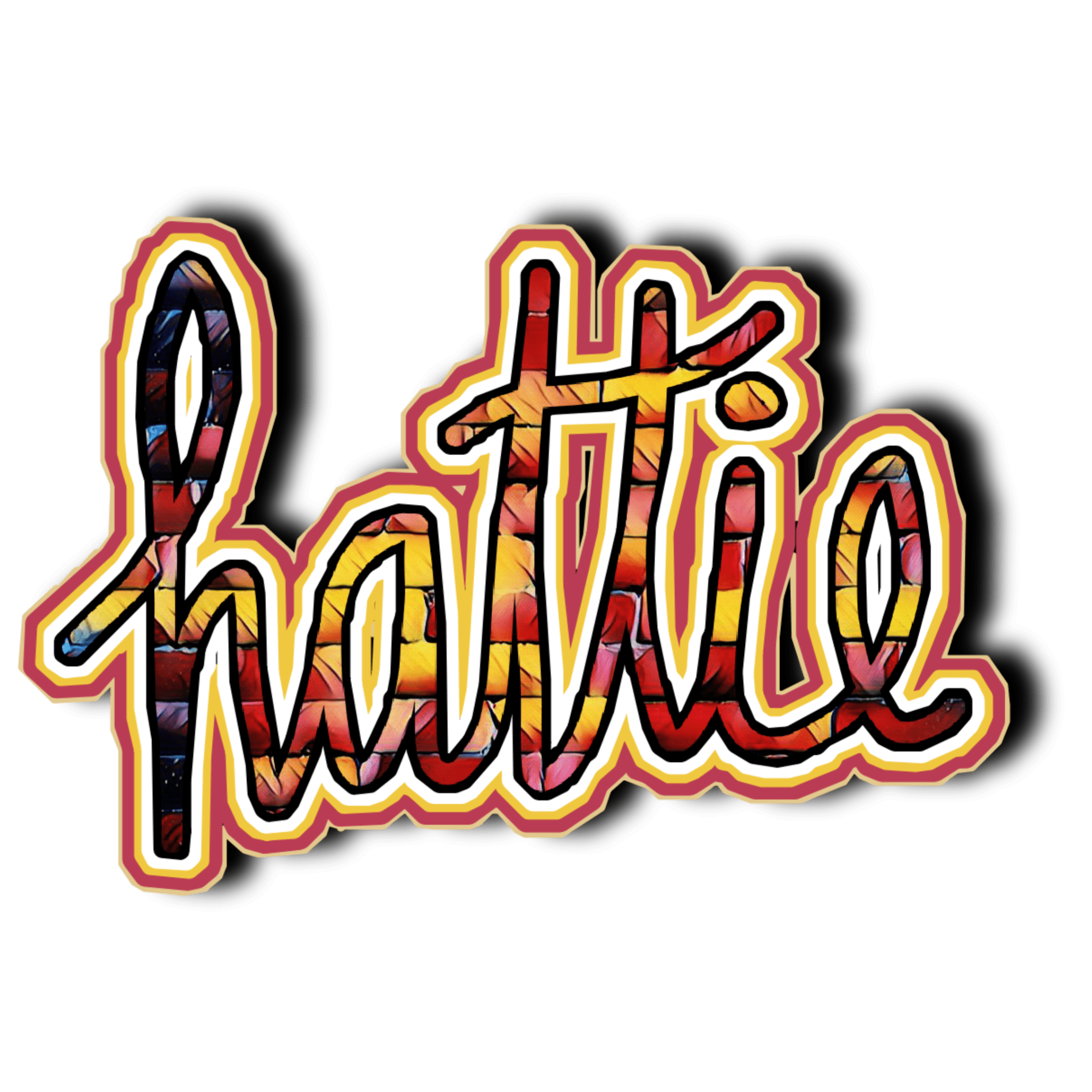 hattie names freetoedit hattie sticker by lazydaisyg