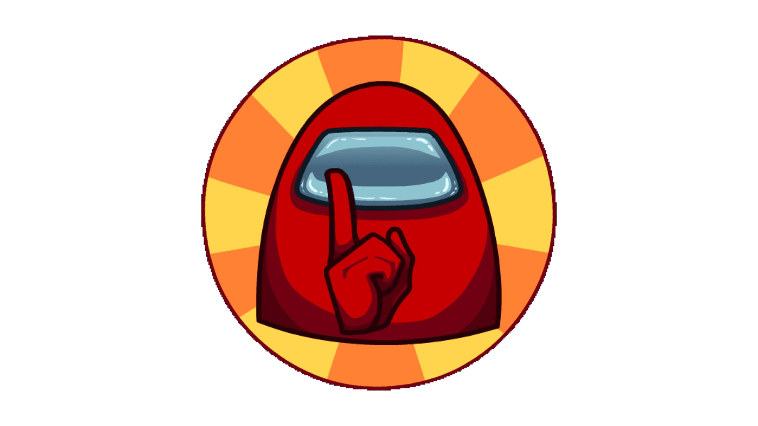 Hd Black Among Us Crewmate Shhh Logo Png Citypng Images and Photos finder