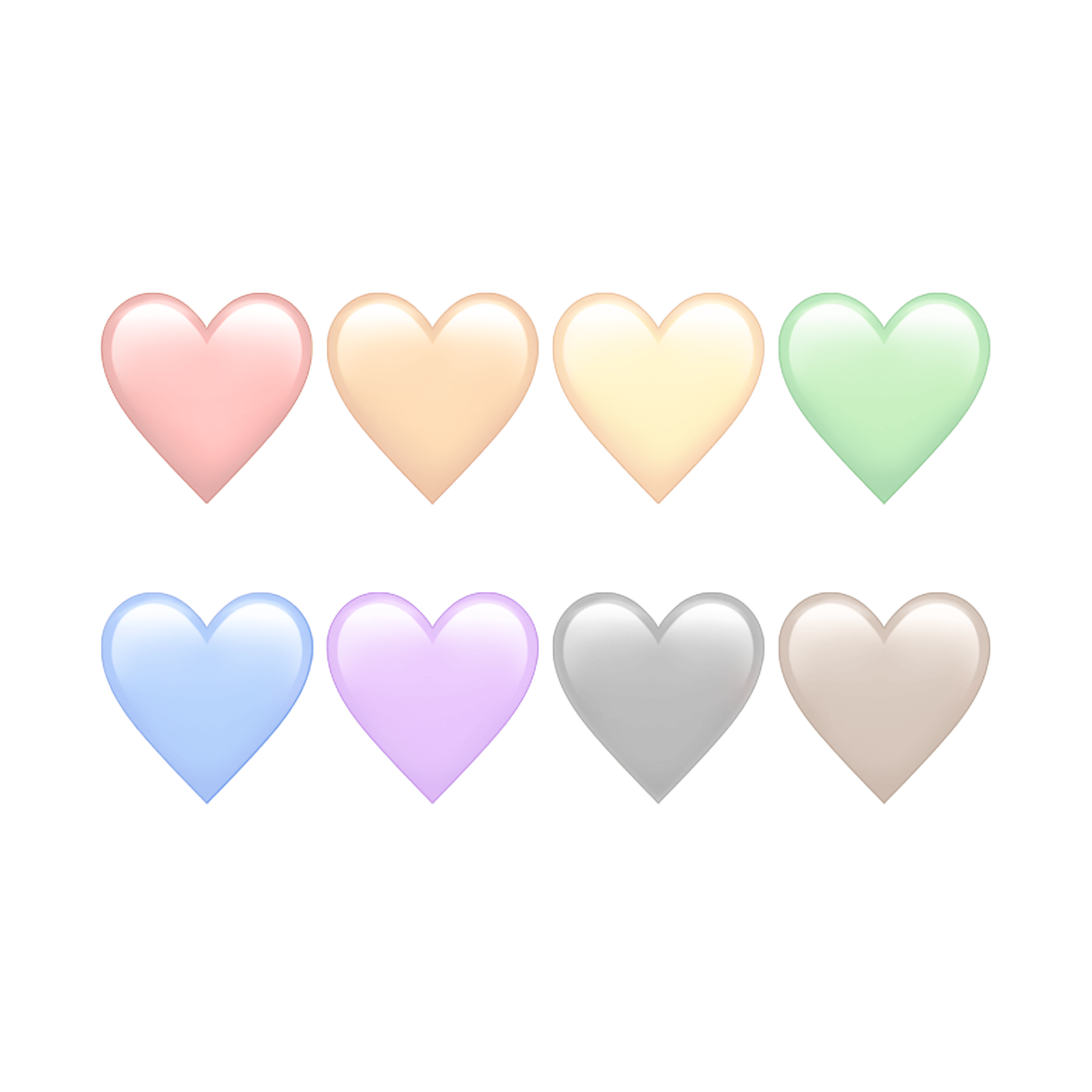 Aesthetic Stickers PNG Transparent
