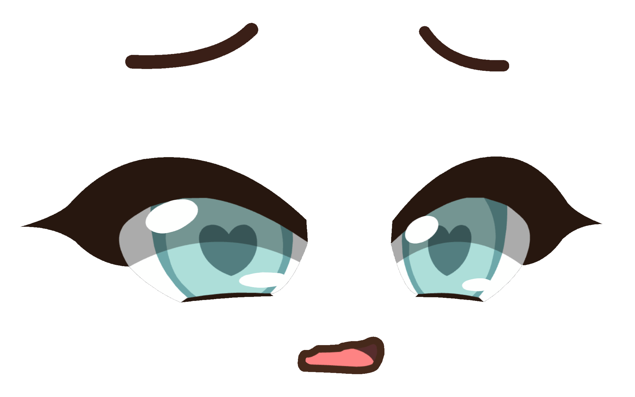 Gacha Life Face PNG