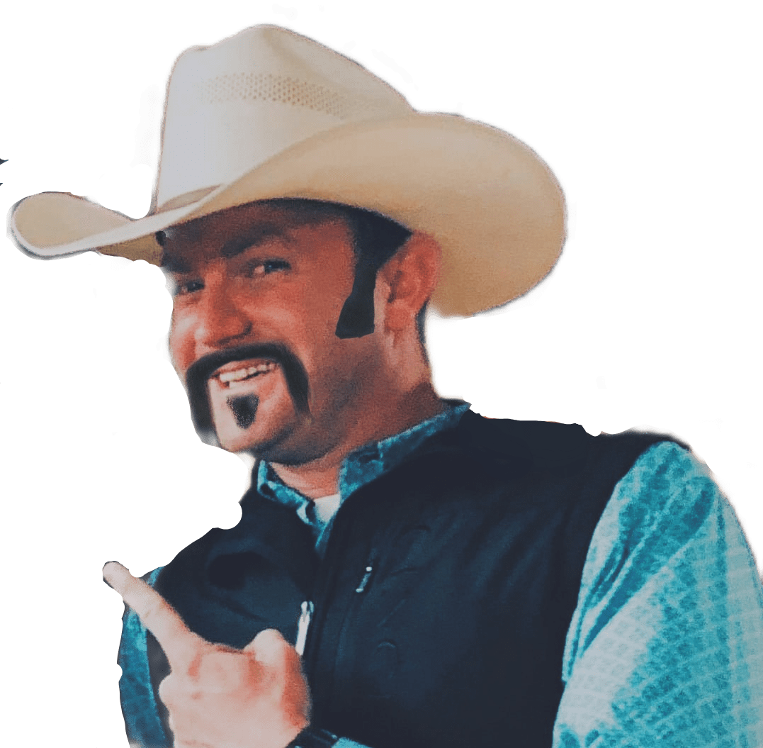 cowboy douchebag royrogers sticker by mrratliff