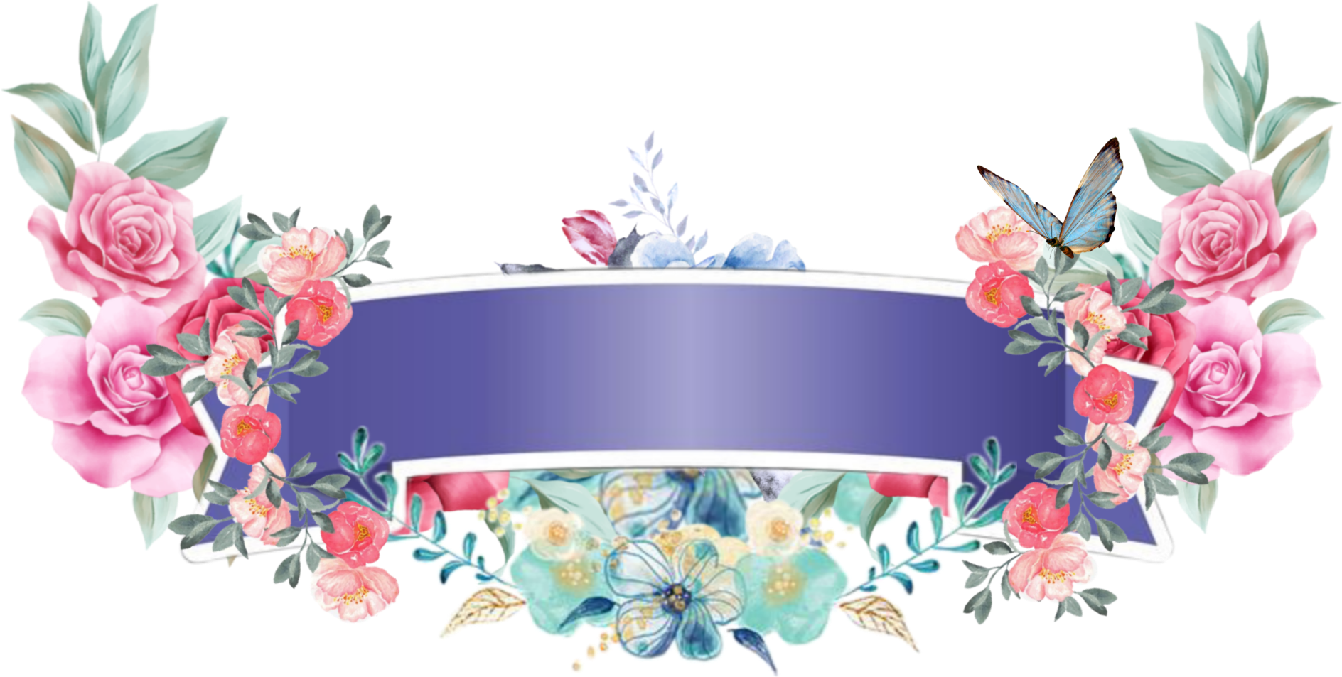 ribbon flower bouquet sticker by asepsyarifudin09