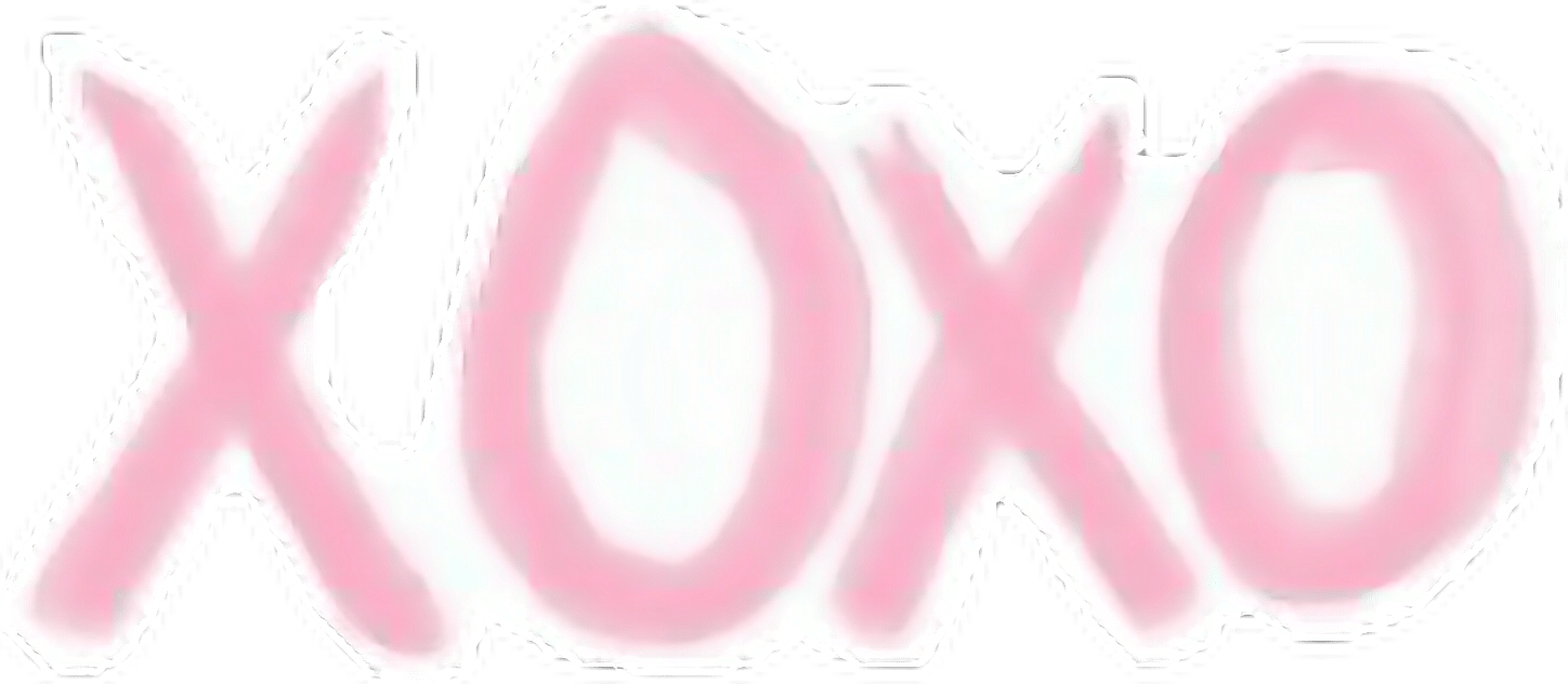 xoxo words quotes freetoedit xoxo sticker by luvsuzi