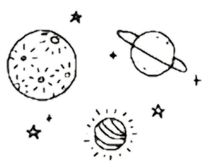 Solar System Doodle Art