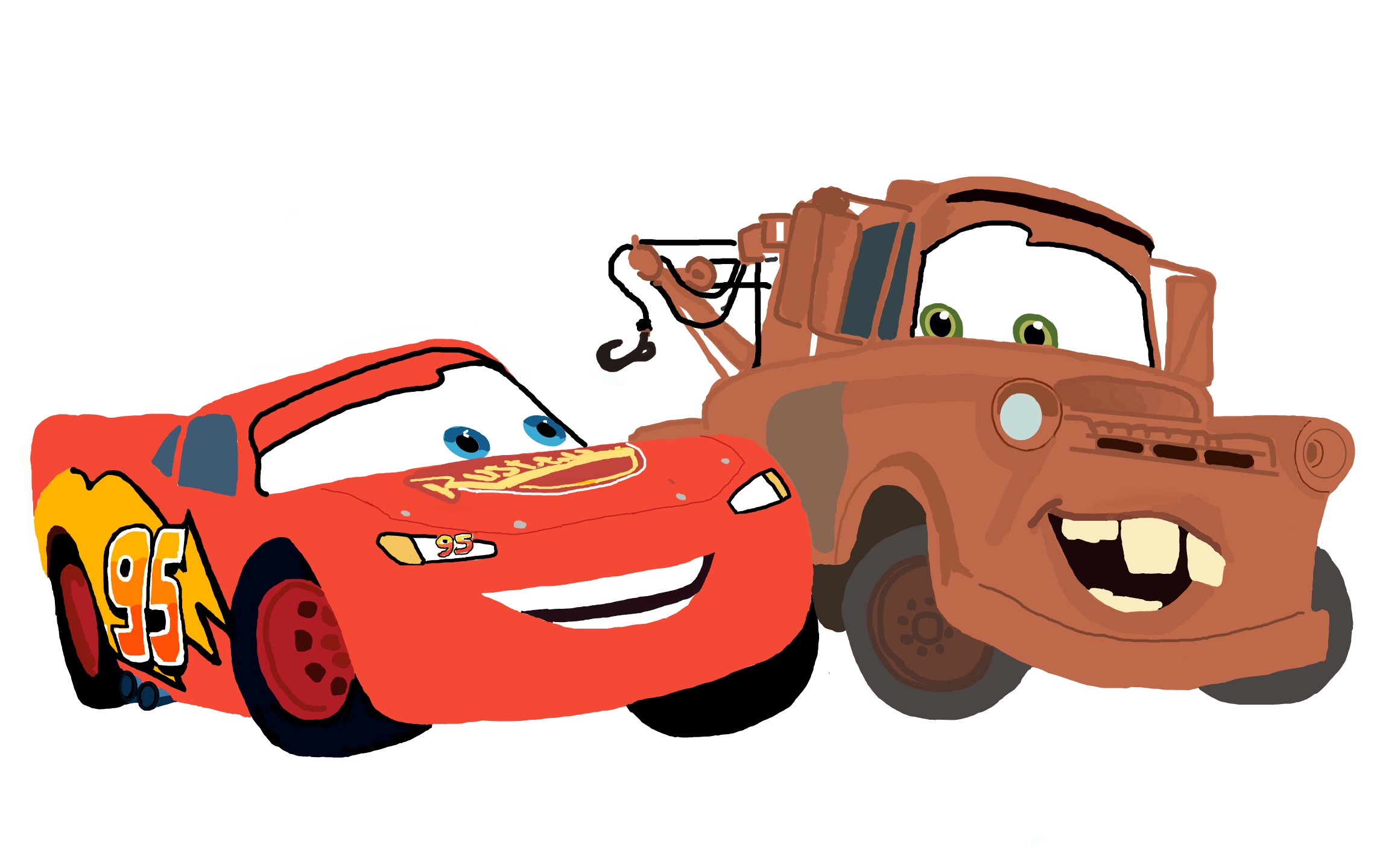 wdpcar Cars... lightning Mcqueen. Mater. pixar disney c...