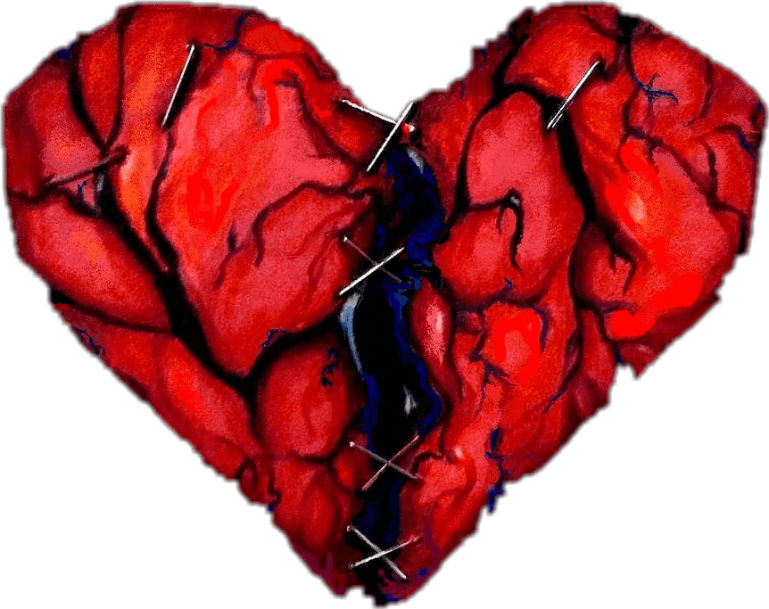 broken freetoedit broken heart sticker by nekoloverarmy