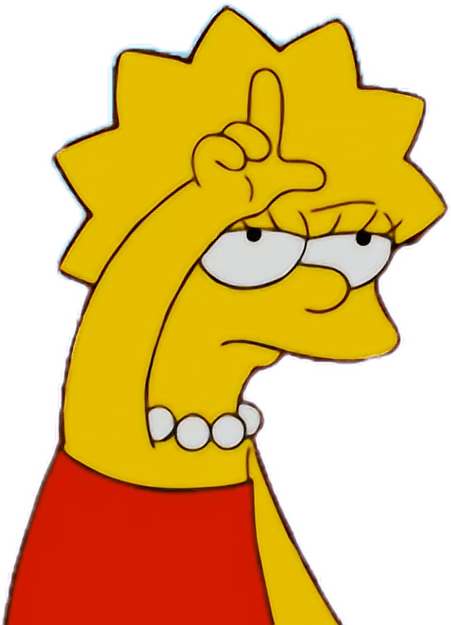 lisasimpson loser simpson simpsons sticker by yoyoyofoeee