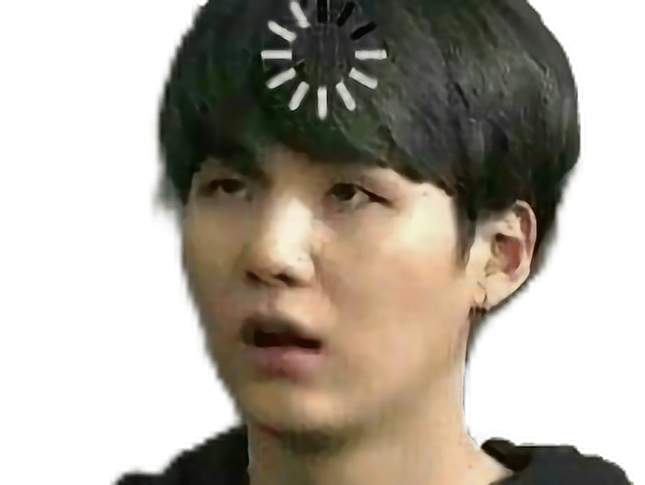 Bts suga meme Sticker by Erxckx