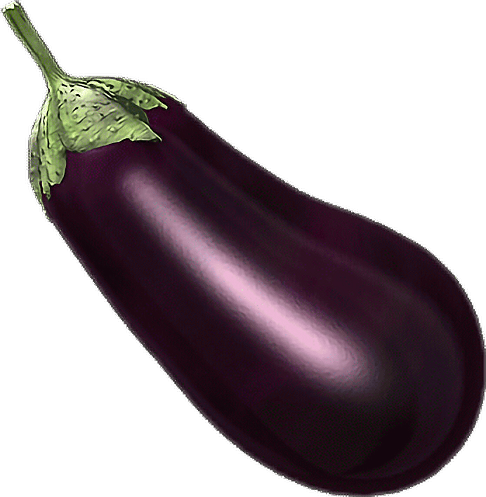 Leave Eggplant Emoji Transparent Background Free Transparent Png My