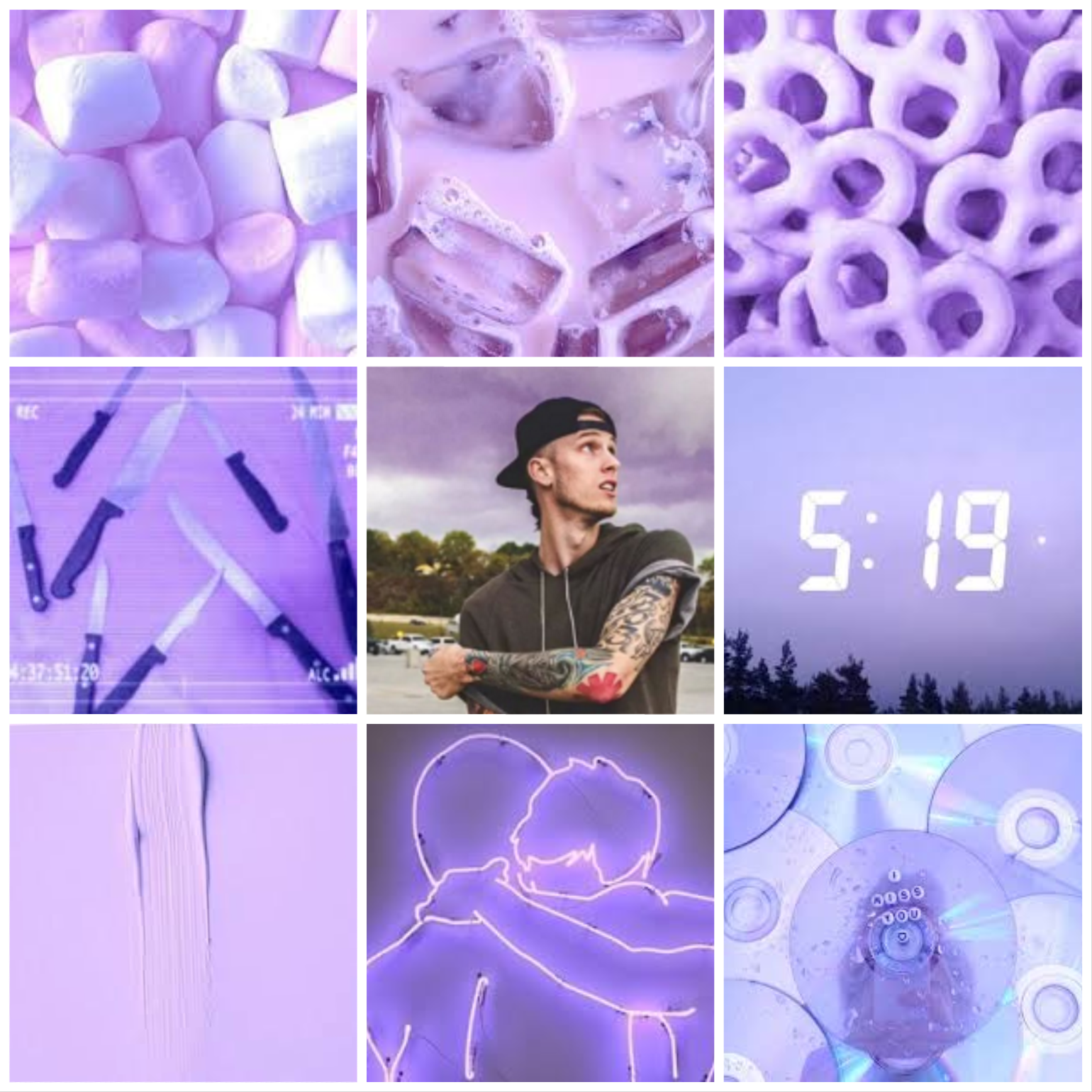 Machine Gun Kelly purple aesthetic ) MachineGunKell...