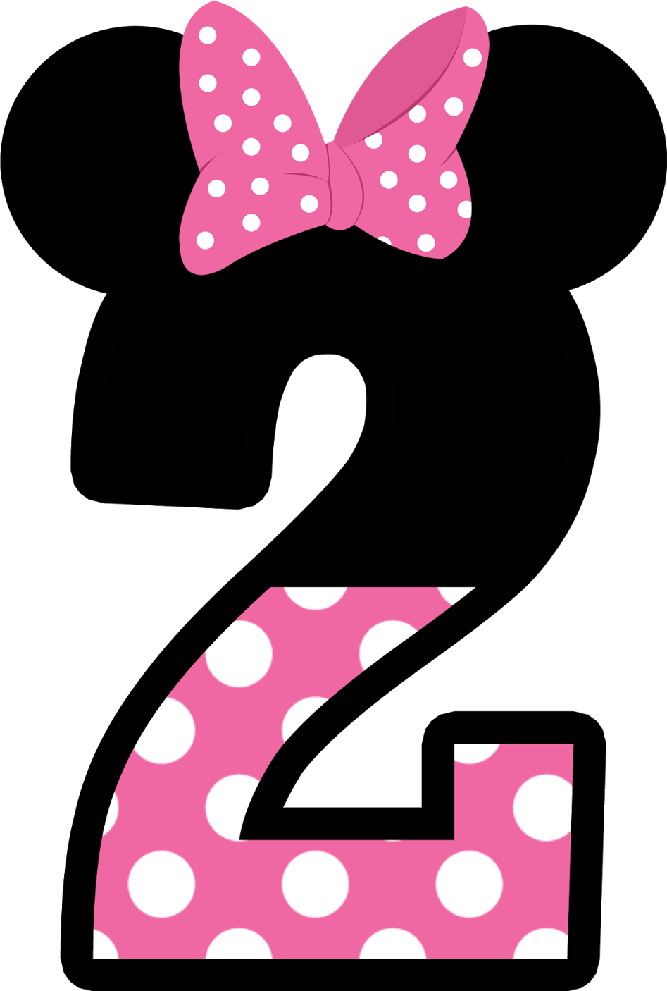 numbers 2 minniemouse Sticker by angie nelson