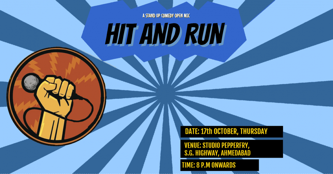Hit&Run 70.0 Standup comedy open mic, Studio Pepperfry Furniture