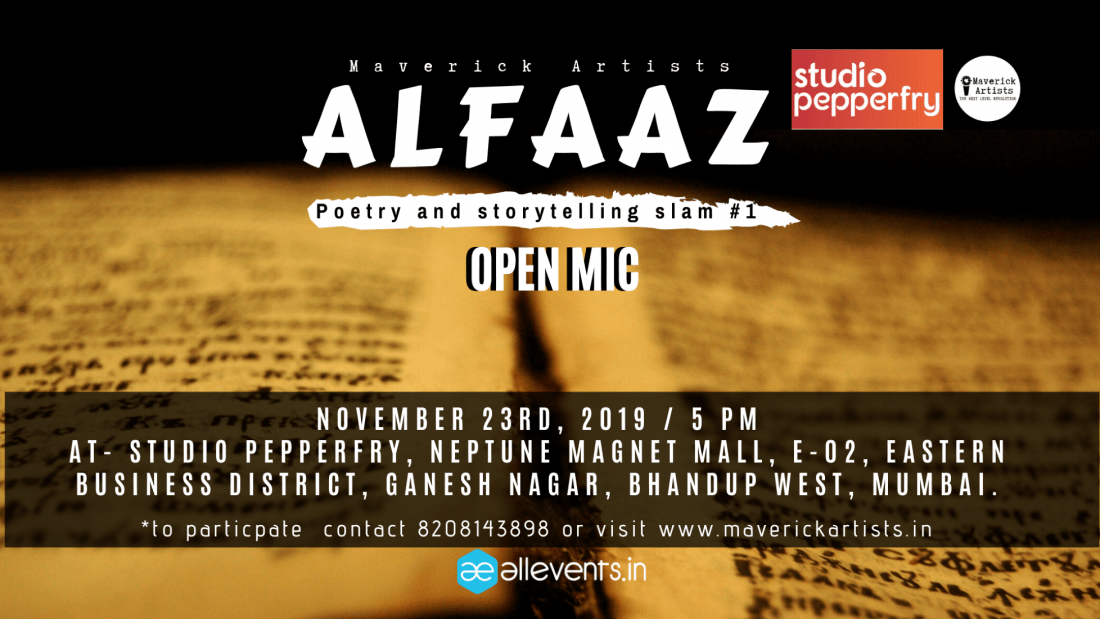 Alfaaz Poetry and Storytelling Slam 1, Studio Pepperfry Furniture