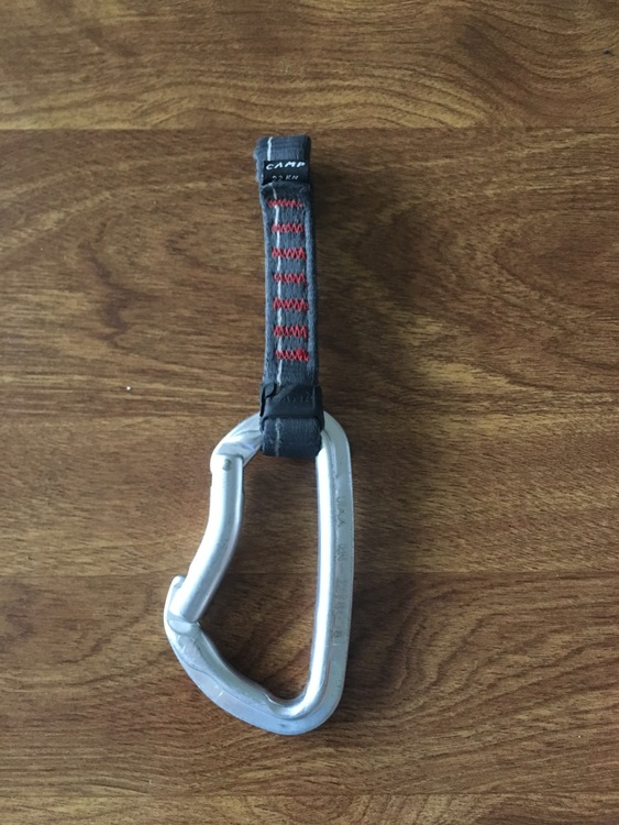 Broken biner sport climbing (and broken foot)