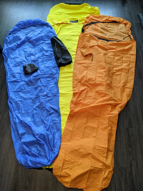 FS bivy sacks Black Diamond, Rab, Cumulus