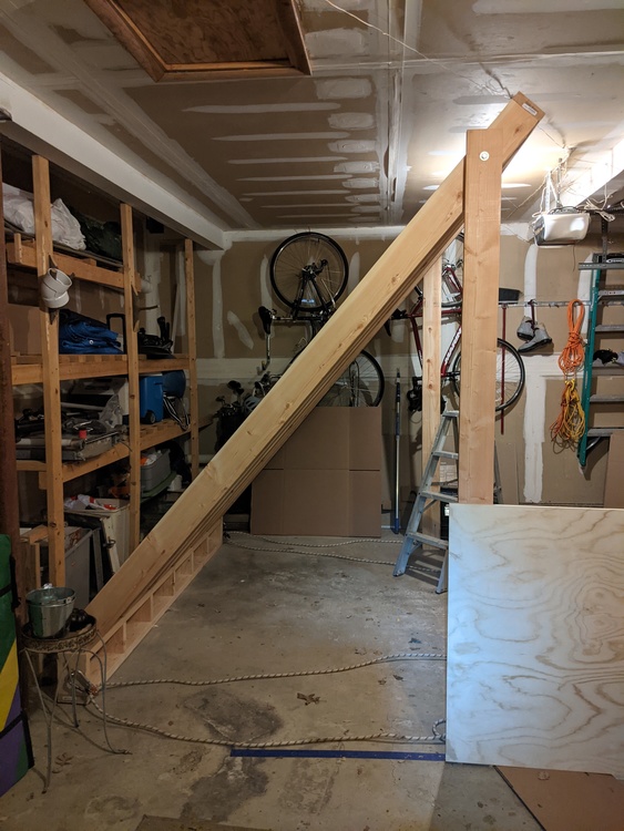 Building a garage climbing wall questions