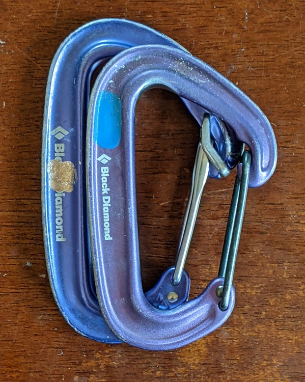Litewire VS. Oz, BD Carabiner comparison