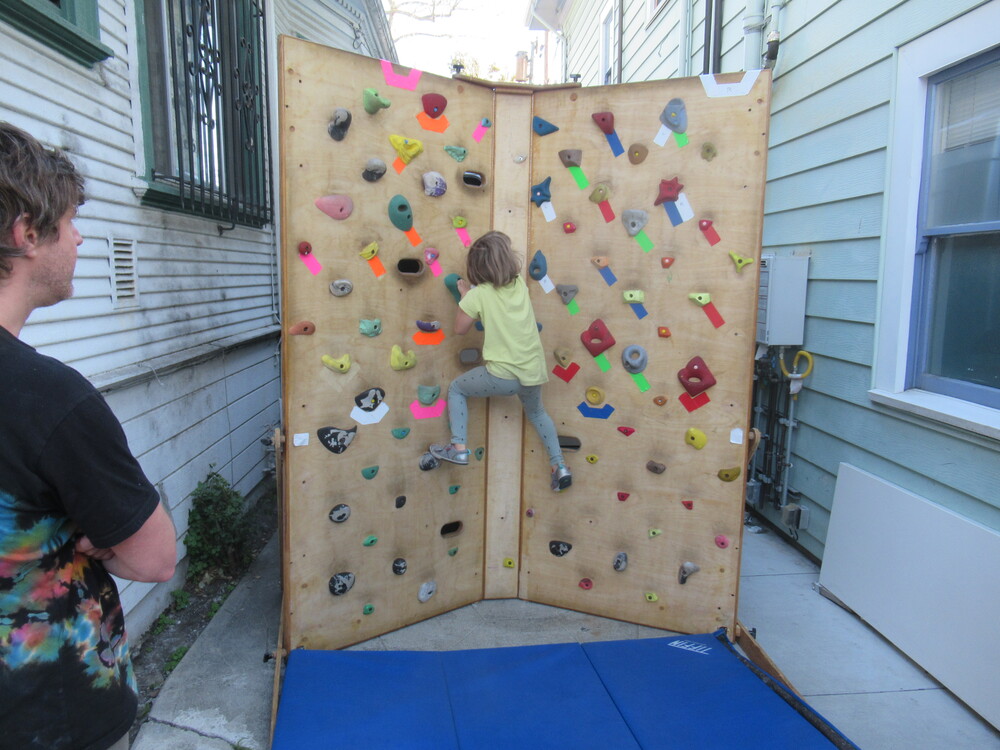 CLIMBING WALL FOR SALE FINAL PRICE DROP 800/BO. REDUCED FROM 1500