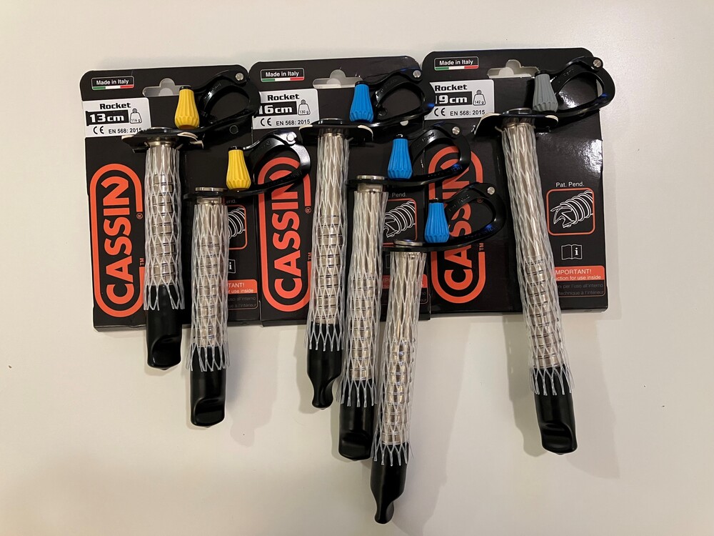 SOLD CAMP/Cassin XDream/XLight ice tools, Alpinist Pro/Alpinist Tech crampons, & Rocket ice