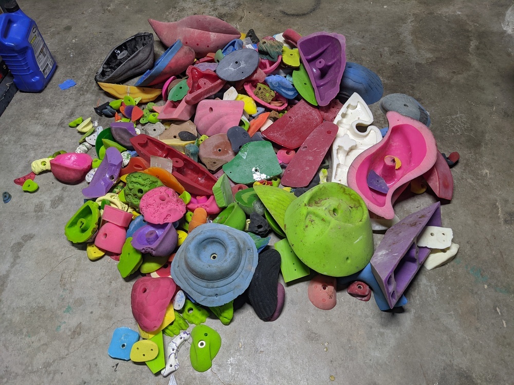Used / Second Climbing Holds FOR SALE