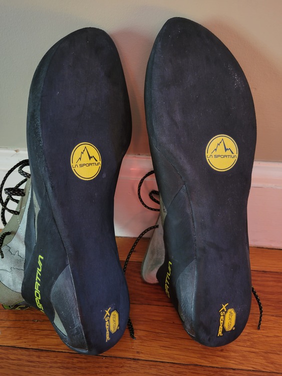 FS La Sportiva TC Pros sz 45.5, new Petzl Lynx crampons