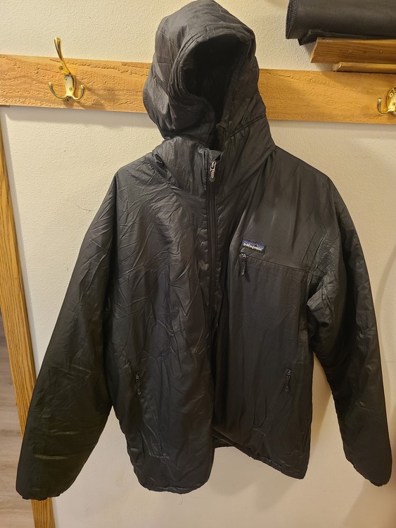 Patagonia puffys, Arcteryx, Stio pants. Arcteryx Naos pack