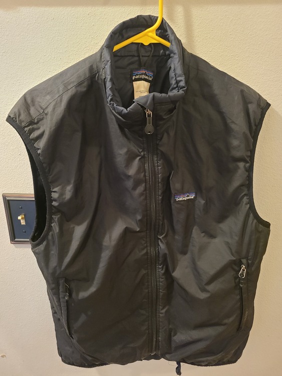 Patagonia puffys, Arcteryx, Stio pants. Arcteryx Naos pack