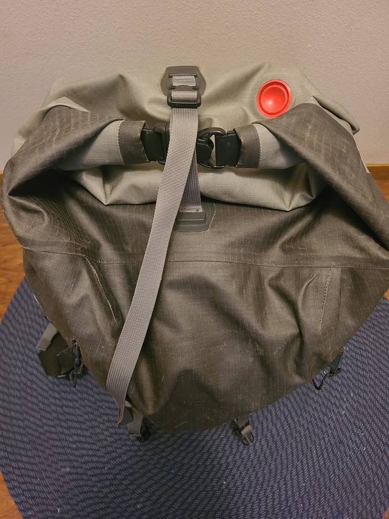 Patagonia puffys, Arcteryx, Stio pants. Arcteryx Naos pack