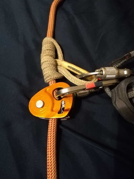 TR Solo with Prusiktending Pulley