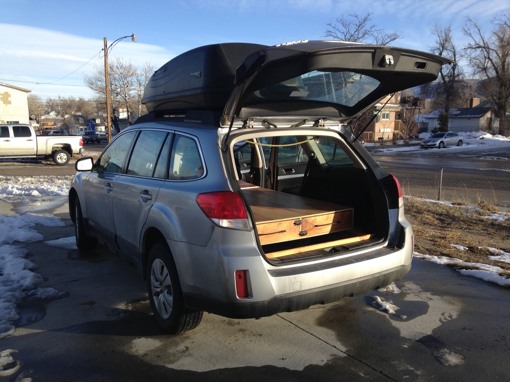 ONEOFAKIND Subaru Outback Camper Setup FOR SALE. High quality