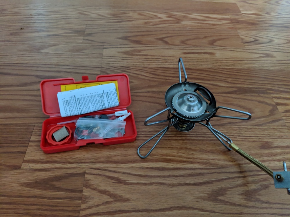 New MSR Whisperlite Stove and Repair Kit