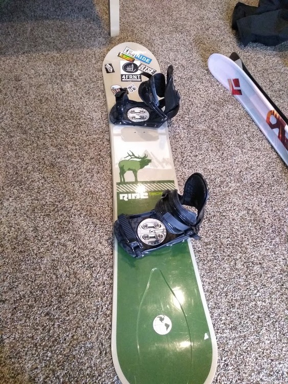 Ride Decade 160cm Snowboard W/bindings
