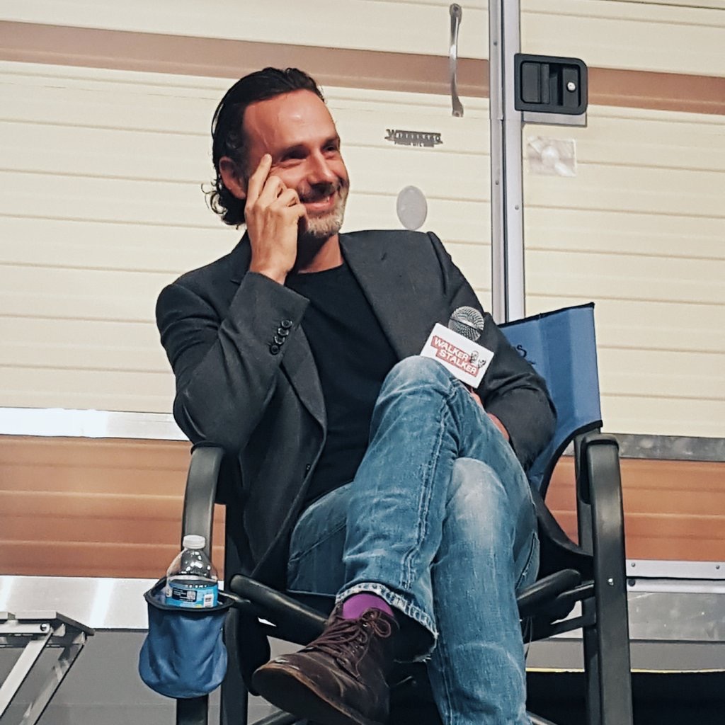 Andrew Lincoln at Walker Stalker Con Atlanta Onset pranks with Norman