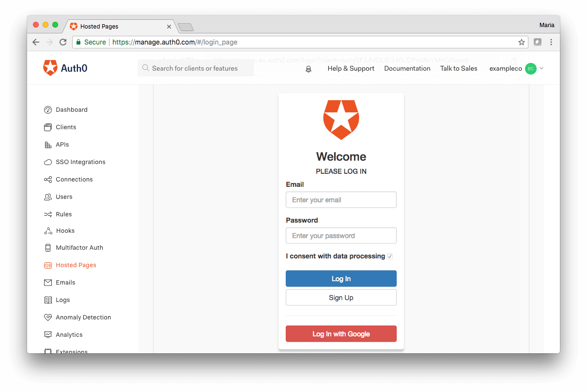 GDPR Track consent with your custom UI