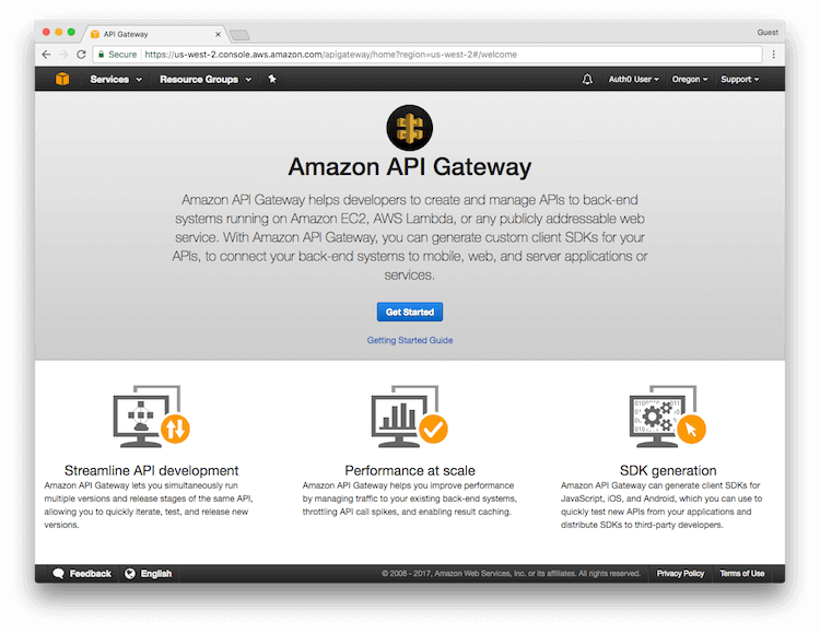 AWS API Gateway Tutorial Set Up the Amazon API Gateway
