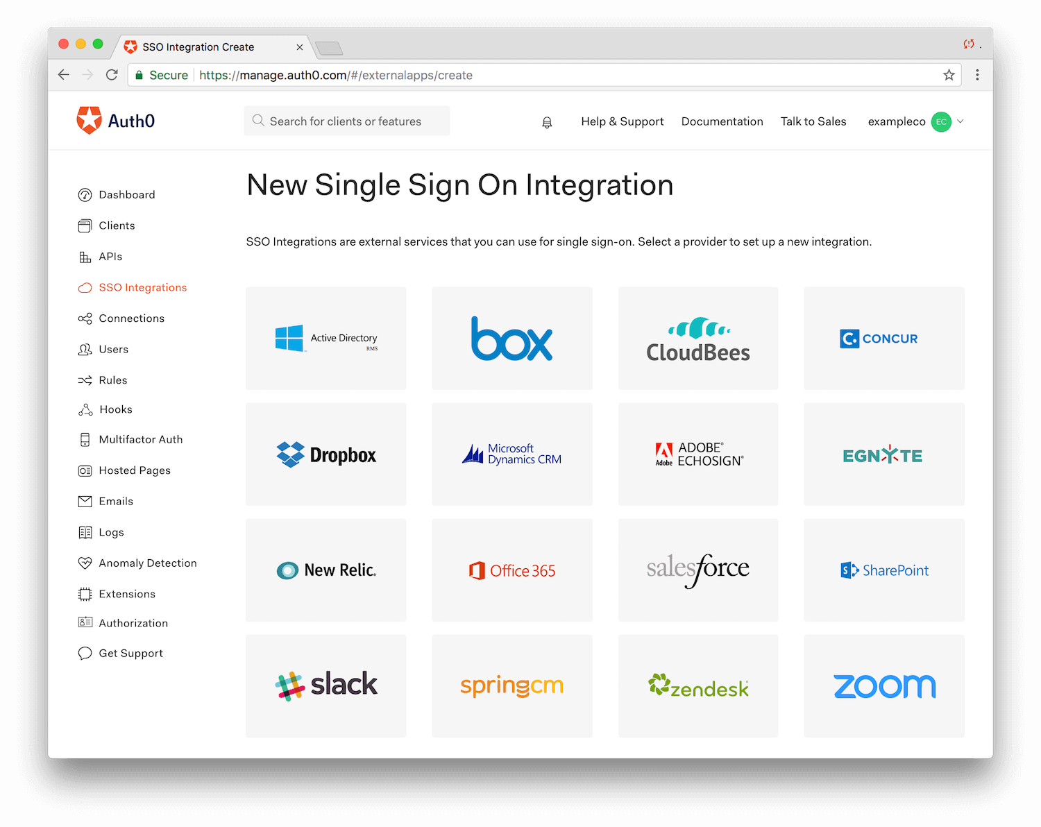 Office 365 Single SignOn Integration