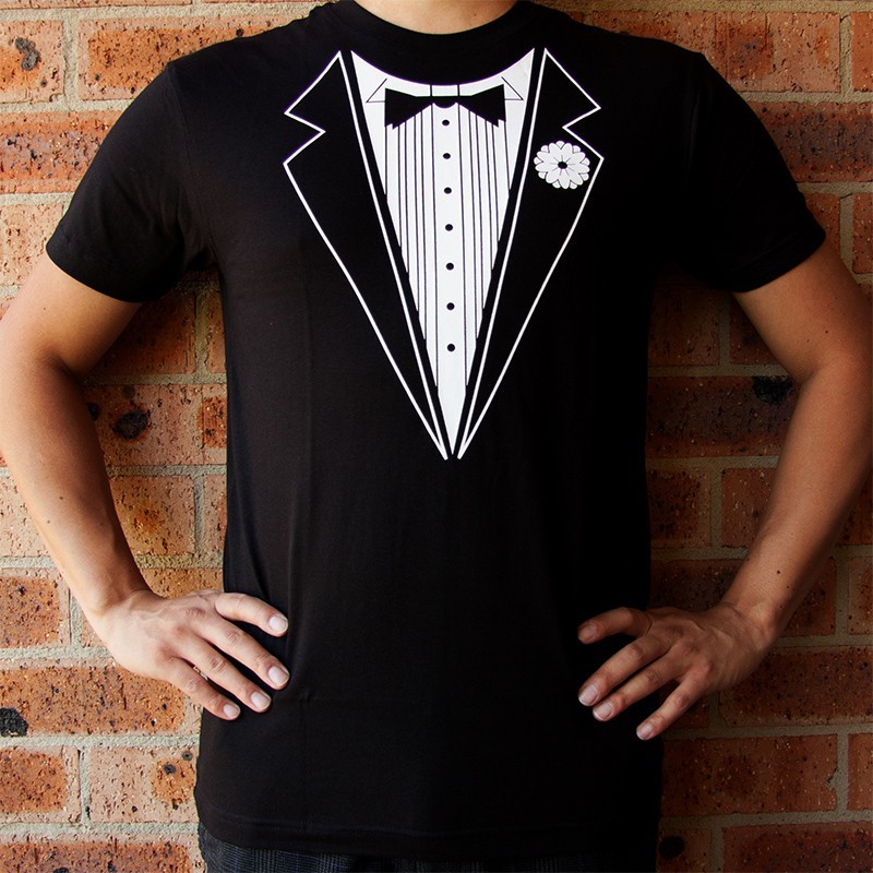 Tuxedo TShirt Free Shipping Funny Novelty Shirt Men eBay