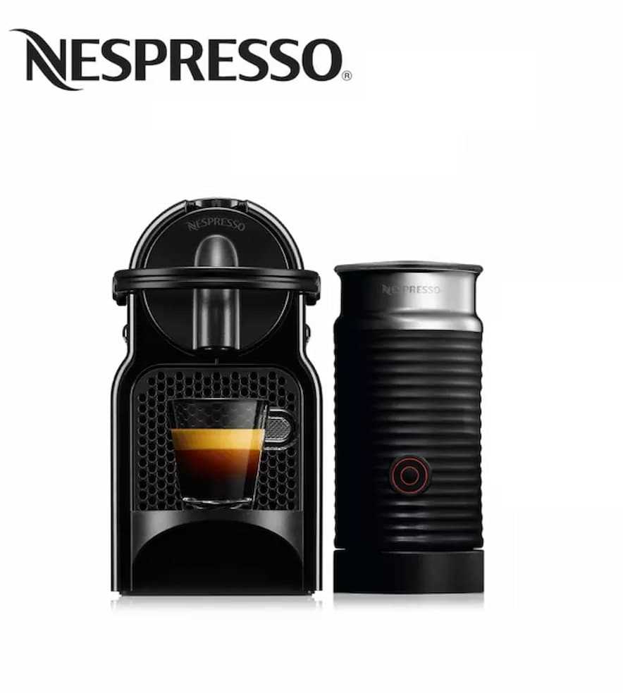 Nespresso Inissia Coffee Machine & Aeroccino Milk Frother Bundle