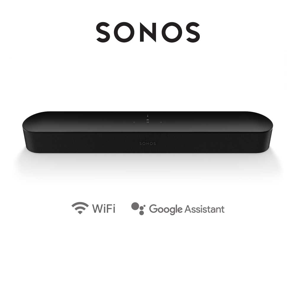 Sonos Beam Soundbar With Google Assistant Builtin (Smart TV Soundbar