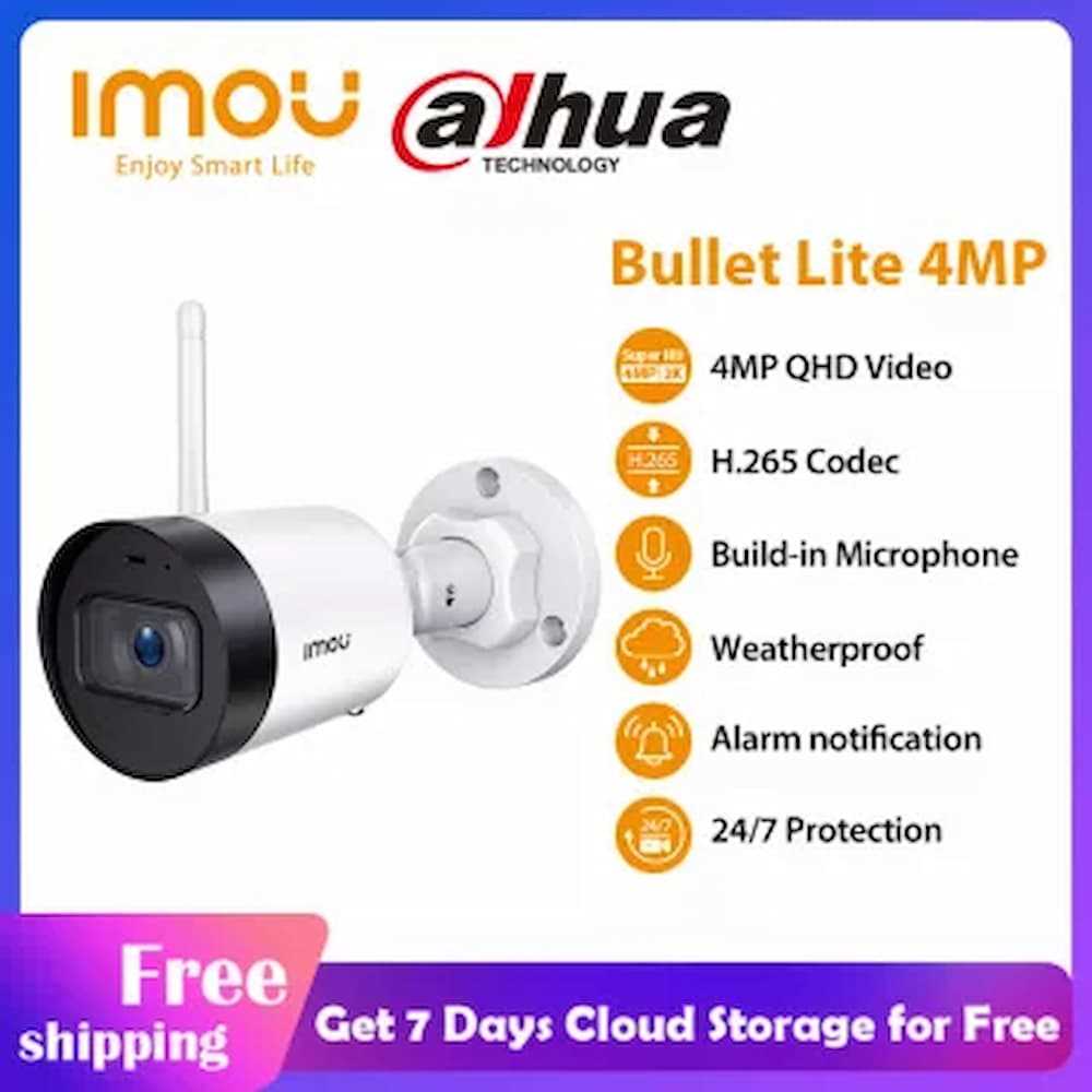 Dahua Imou Bullet Lite 4MP QHD Camera IP67 Weatherproof Outdoor Camera