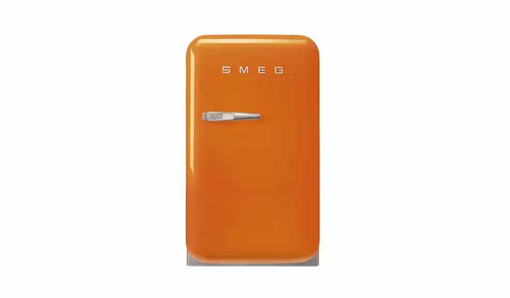 Smeg FAB5ROR5 40L 50's Style 1Door Mini Fridge Orange Online at