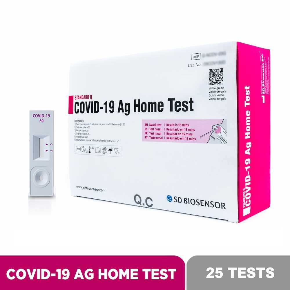 SD Biosensor Standard Q Covid19 AG Home Test Antigen Rapid Self Test