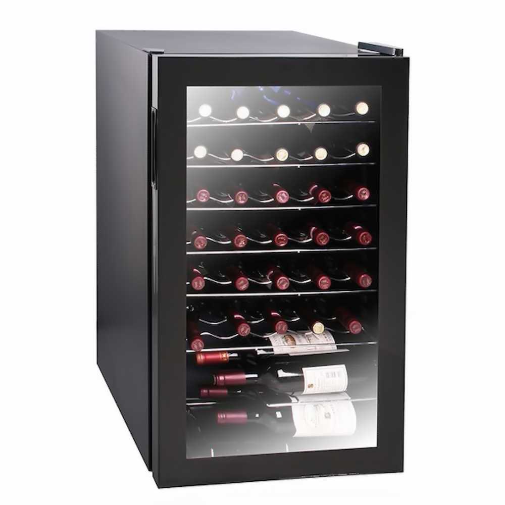 EuropAce EWC 1331S 33 Bottles Wine Cooler 5 Years Compressor Warranty