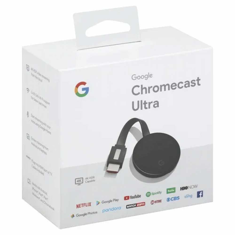 Google Chromecast Ultra 4K Streaming Media Player Black Online at Best Price in Singapore