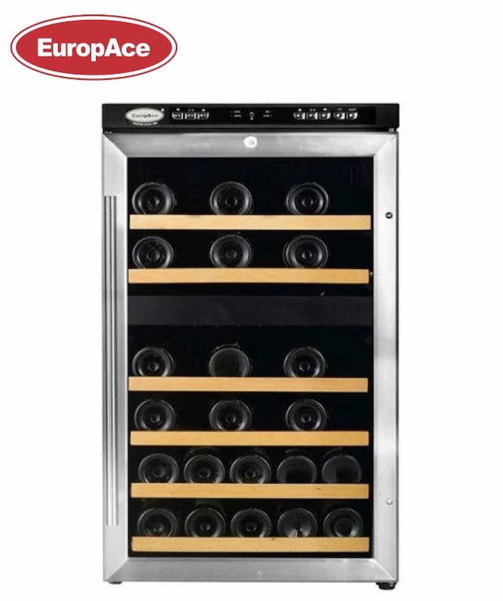 EuropAce EWC6340S 34 Bottles Dual Zone Wine Chiller Online at Best