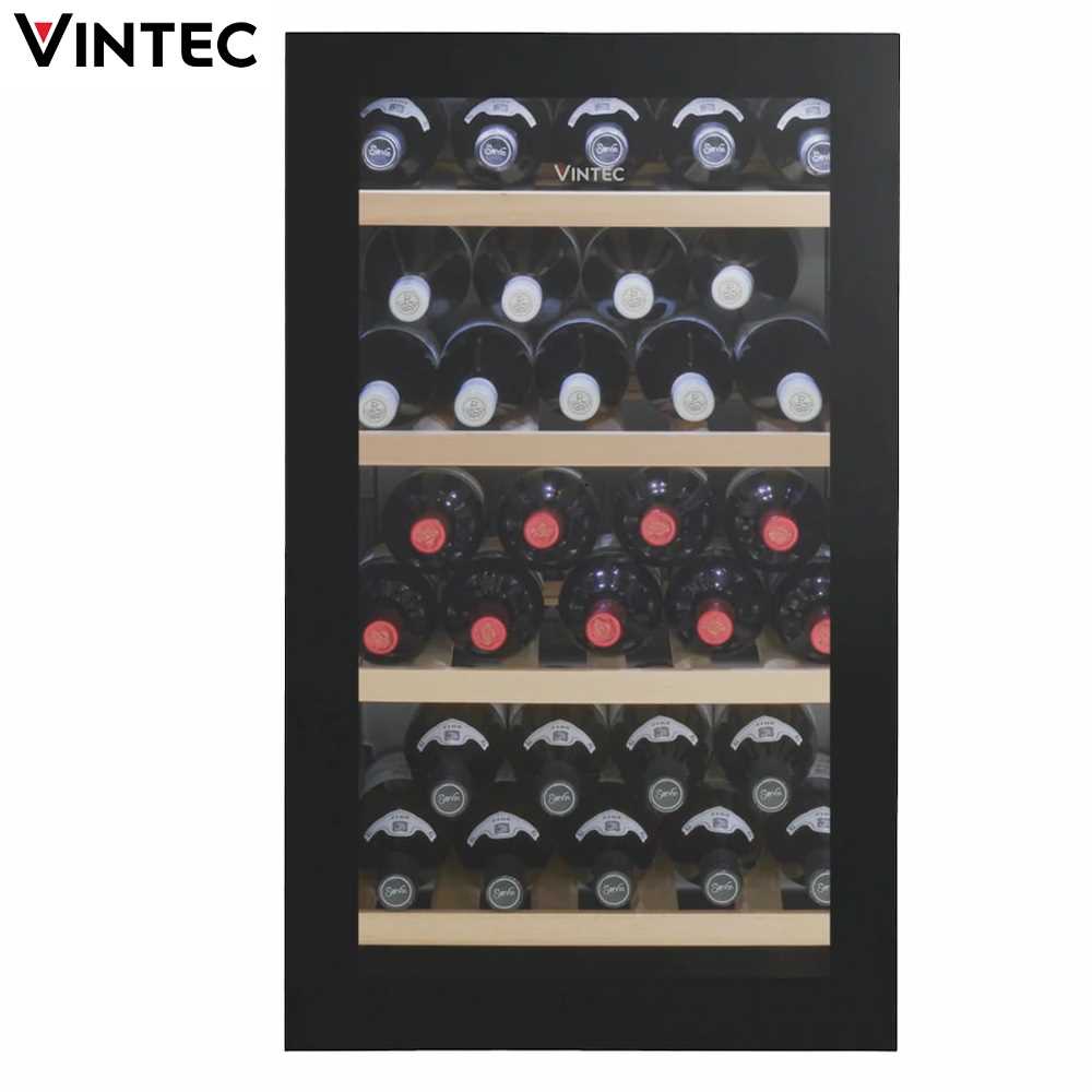 Vintec VWS035SBAX 35 Bottle Single Zone Wine Chiller Online at Best