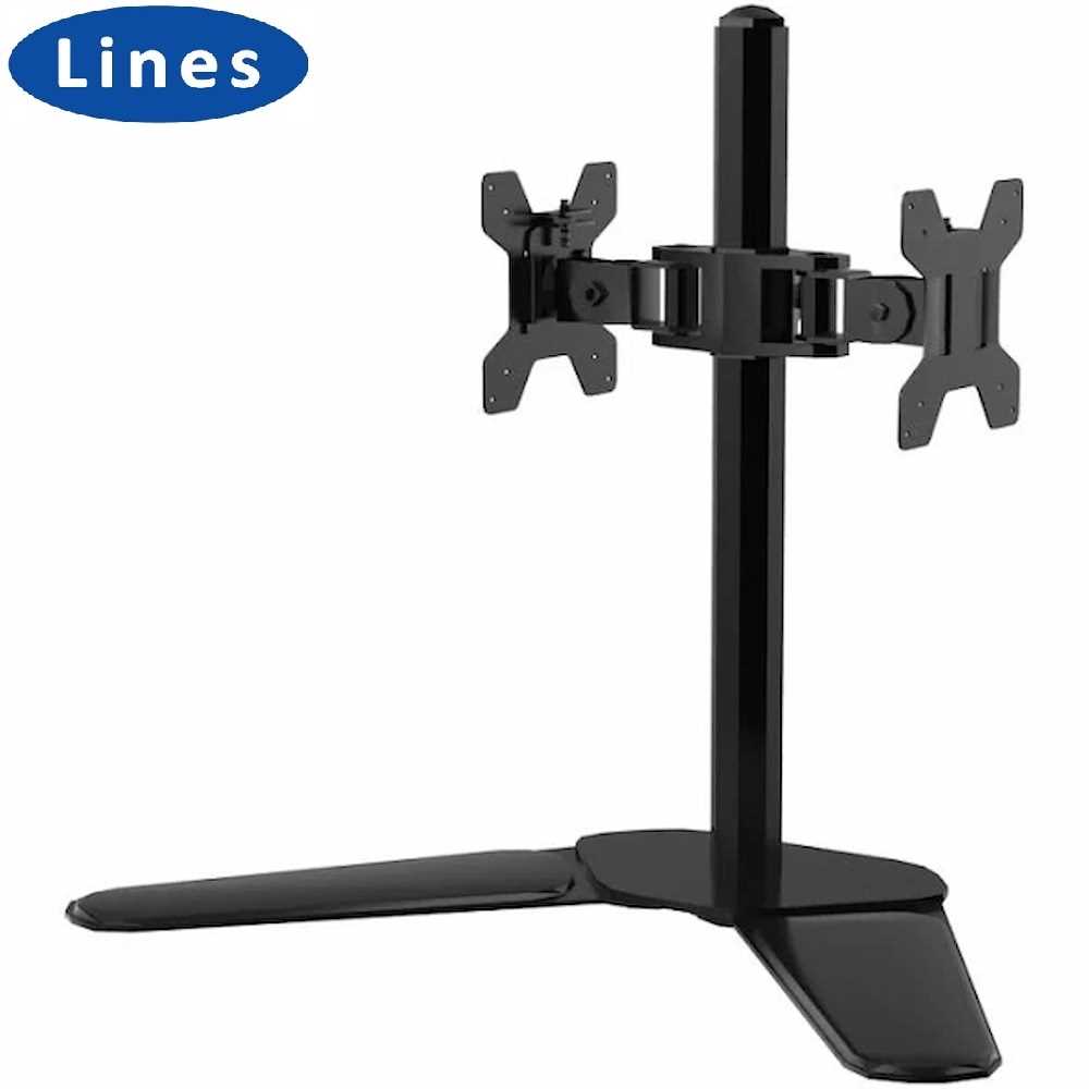 Lines TS742E Double Twin Arm Desk Mount Stand for 13 Inches27 Inches