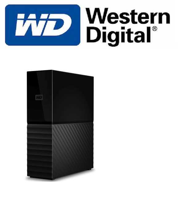 Western Digital My Book Desktop External Hard Drive With 8TB Black